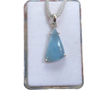 Aquamarin Cabochon Anhänger