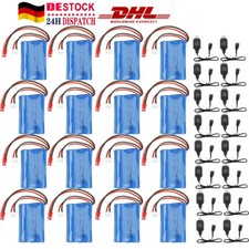 2s Li-Ion Akku 7,4V 1300mAh Batterie JST RC Helikopter F645 MJX F-45 Revell DHL