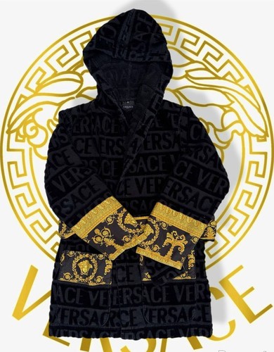 Versace barock kurz bademantel - versace,