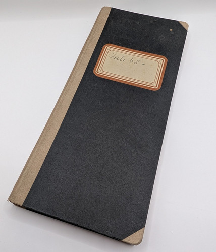 Kassenbuch geschäftsbuch 1948 - kassenbuch,