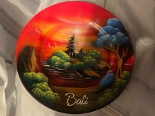 Dekorativer Souvenir-Teller – Handbemalt – ohne Aufsteller