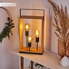 Holz Nacht Tisch Lampen Retro Lese Leuchten Wohn Schlaf Zimmer Raum Beleuchtung 