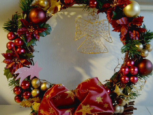 Neu handarbeit weihnachtskranz - neu,