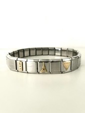 Original Nomination Armband, Big  , 3 Goldteile