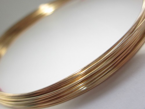 Gold gefüllter runddraht - gold,