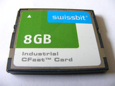-- - -  8GB CFast Card Industrial ( 8 GB CFast Karte ) SWISSBIT gebraucht  - --