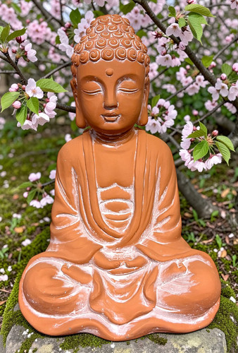 Dekofigur gartenfigur buddha - buddha,