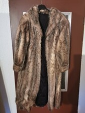 Echter Opossum-Pelzmantel für