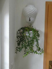 Vintage Wand-Pflanzschale-Brunnen Deko weiss alt 70er Porzellan 2-teilig Top