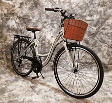 28 ZOLL DAMENRAD 21-GANG SHIMANO SCHALTUNG & LICHT & KORB NEU 2810--GRAU