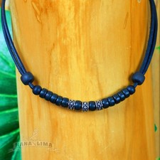 Herrenkette Lederkette