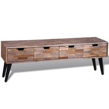 TV Schrank Altholz Teak