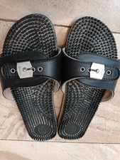 Dr. Scholl Pescura Noppen Massage Klepper schwarz Gr. 42