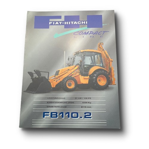 Fiat hitachi prospekt fb110 - hitachi,