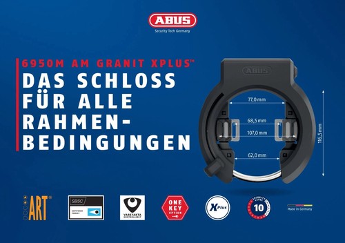 Abus rahmenschloss 6950m - abus,
