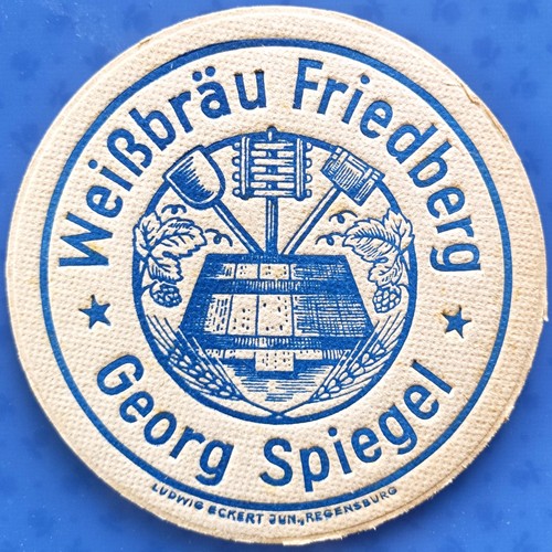 Alter bierdeckel weißbräu - alter,