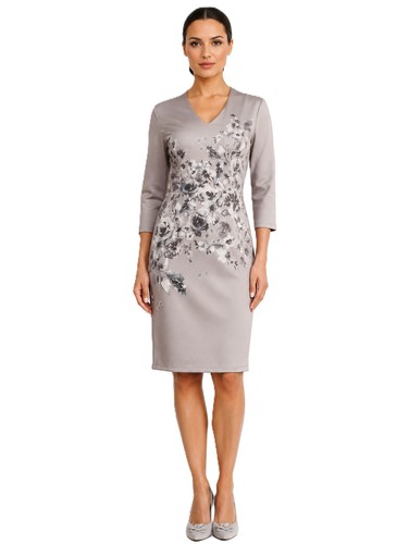 Alba moda kleid allover - kleid,
