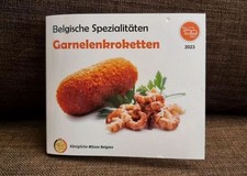 Belgien Messesatz Garnelenkroketten KMS 2023 World Money Fair Auf selten nur 500