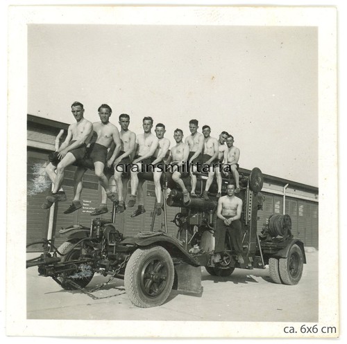 Orig foto soldaten mit 8 - orig.,