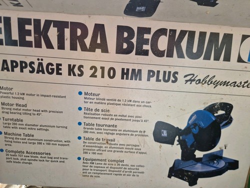 Elektra bekum kappsäge 210 - bekum,