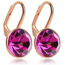 925 Silber Ohrringe Rosegold