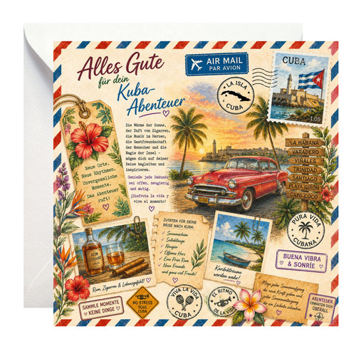 Kuba karte geschenk für - –,
