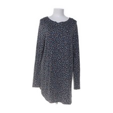 Nanso, Kleid, Größe: XL, Schwarz/Mehrfarbig, Elasthan/Viskose, Blumen -oxI