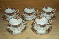 5 x Kaffe Gedeck Royal Albert,Old Country Roses,England, je 2 tlg