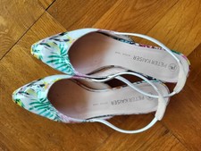 Extravagante PETER KAISER Damenschuhe Gr 5, 37 bunt blumig