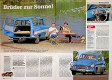 Oldtimer Praxis 2704) Wartburg 312 Camping mit 45PS Restaurierung - ein interess