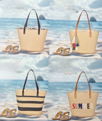 Strohtasche schultertasche - strohtasche,