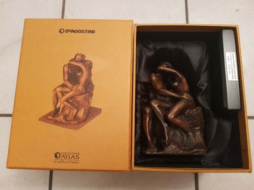 Bronzefigur der kuss - der, nach
