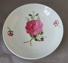 ANTIKE TETTAU HANDBEMALTE BLUMEN UNTERTASSE UM 1800