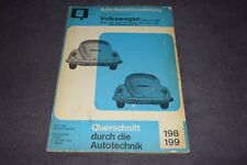 Reparaturanleitung Reparaturhandbuch VW Käfer / Karmann Ghia / Typ 181 ab 1968