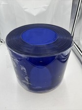 25 Meter 300x3 mm PVC Streifen für  Lamellen Vorhang kostenloser Versand Blau