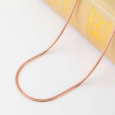 Schlangenkette flach Edelstahl