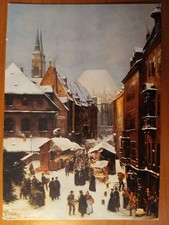 Postkarte 2622 gelaufen, Nürnberg, Christkindlesmarkt, Sammlung, Ansichtskarte
