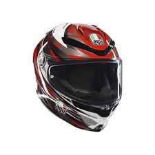 AGV K6 S Reeval white red grey