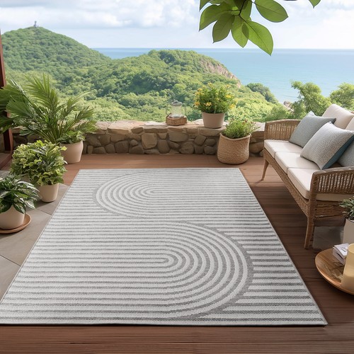 Outdoor teppich grau - outdoor,