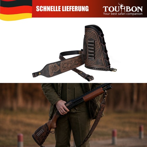 Tourbon vintage leder gewehr - tourbon,
