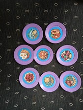 "Barbie"  8 Teller mit aufgemalter Mahlzeit  für die Barbie-Küche