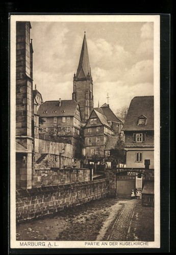 Marburg ansichtskarte - a.,