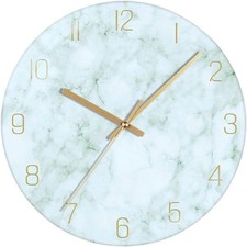 Glas Wanduhr, 30 cm Leise