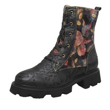 Laura Vita Amphibien Ledermuster schwarz - Größe 38 [23,8 cm] Damenschuhe