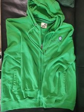 neue, grüne Kapuzen-Sweatshirt-Jacke von Globetrotter, Gr. 3XL, Baumwolle