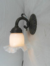 Wandlampe Messing Bronze Wandarm Antik Stil Rar Vintage Wandleuchte Edel 15b4