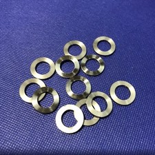 1x Abstand Buchse Stahl  34CrNiMo6  Innen 12 mm, Außen 20 mm, Höhe 2 mm (ST-116)