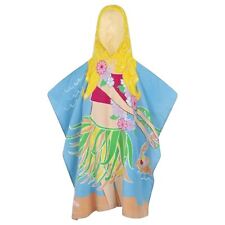 Kinder Jungen Mädchen Neuheit Charakter Kapuzen Schwimmen Strand Handtuch Hula
