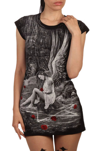 Gothic metal longtop longshirt - metal,