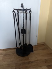 Kaminbesteck schmiedeeisen 